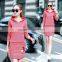 Wholesale New 2016 Autumn women baseball jacket casual sweater skirt suits sport sweatshirt shorts tracksuits animal hoodies