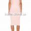 Customized Lady Apparel Latest Casual Rib-knit Tank Dress(DQM026D)