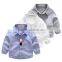 2017 new design casual shirts oxford long sleeve blouses for 2-8 years old boy