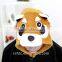 flannel cartoon adult animal jumpsuit animal pajamas jumpsuit raccoon design