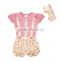 Wholesale Baby Top with suspender shorts set Cute Girl Clothes Set