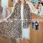 cheap wholesale ladies printed chiffon georgette leopard scarf