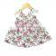 Ruffle Lace Sleeve Baby Summer Clothes Infant Floral Patterns Printed Dress Girsl Party Dresses