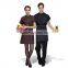 OEM Unisex Waiter Uniform and Restaurant Uniform with Apron
