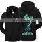 Factory Wholesale Fitness Hoodie Girl Full Zipper Hoodie Jacket Embroidered Hoodie