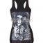 Girls Printed Sleeveless T Shirt Singlet Tank Tops