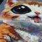 PET Appliques DIY Scrapbooking Craft Cat Animal Multicolor Custom Embroidered Patches