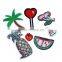 Fabric Iron On Patches At Random Fruit Cactus Custom Logo Patch