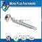 Made in Taiwan Self Tapping Self Drilling Screw with Raised Head Philips DIN 7504N Steel Case Hardened White Zinc Plated