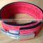 Custom made power weightlifting lever buckle belt with three colors