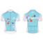 Digital print custom cycling clothing short sleeve jersey