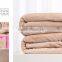 2015 Hot Sale Fabric China Factory Wholesale Throw Bedding Set 100% Polyester Solid Coral Fleece Blanket