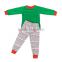2017 top design autumn winter Christmas Printed Kids Plain Christmas Pajamas Soft Warm christmas pajamas Boys