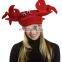 wholesale carzy funng crab animal party hat FGH-1163