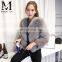 Fashion New Style Whole Skin Latest Design Women's Lovely Pink Fox Fur Coat