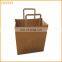 Custom Printed Food Grocery Shopping Brown Kraft Paper Bag
