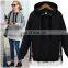 spring hoodies with lace spliced side zipper middle length casual pullover non-zip hoodies for women