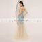 2016 Latest Exquisite Sparkle Mermaid Sparkling Beading Sexy Tulle Crystal Prom Dresses AJ005