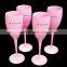 White Acrylic Champagne Glasses Flutes