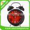 Metal bell ring the alarm clock Watch the clock creative cartoon clock