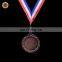 Wr Exquisite Custom Sport Award Medals Quality Bronze Plated 3D Sports Medal with Ribbon