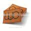 washable embossed fake leather tags labels
