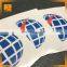 custom gold logo sticker