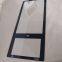 custom 3mm clear tempered glass with black painted for OFFICE LOBBY & ELEVATOR ADVERTISING