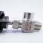 Needle valve Free ship Adjustable Right angle 1/4" male to female thread SUS304 Flow Control shut off crane needle valve