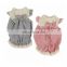 Good Quality Wholesale Summer Lovely Striped Pet Dog Flowers Dress Skirt