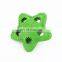 Rubber star shape pet toy treat food dispensing toy for dog