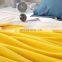Amazon Luxury Custom OEM Yellow Fleece Throw Sherpa Blanket For Travel