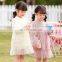 2020 Children's Mesh Skirt Star Sequined Long Sleeve Dress Puff Sleeve Princess Dress