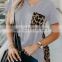 2020 summer new explosion style large size leopard short-sleeved T-shirt shirt women factory direct sales
