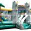 Dinosaur Jurassic Themed Adventure World Bouncer Jumping Castle Inflatable Park Playground