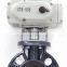 AC220V ,AC24V, DC24V UPVC DN80,Stainless steel DN80 motorized wafer butterfly valve