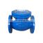 din standard ductile cast iron ggg50 di double flanged flexible swing check valve dn100 pn16