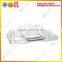 Multi-room clear acrylic cosmetic display racks