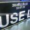 P10 single color white led moving message display, led scrolling message board, led display board