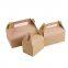 Fried chicken box with handle custom Logo paper board for restaurant Take Out Fast Food box