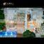 villa model  with scale tree scale models supplier