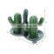 Cactus Ceramic Figurine and Novelty Salt and sugar Pepper Shakers set with Tray