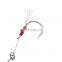 Wear Resistant Steel Wire Jig Twin Assist Hooks sea fishing assist hook for jigging lure