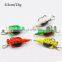 Online wholesale 6.5cm/13g duck shape soft frog lureArtificial floating   Wobbler Fishing isca