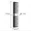 2021  high quality black straight Hair Combs  Carbon Fiber Comb with custom logo