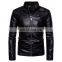 Fashion Designs Boys Classic Biker Jacket Motorcycle Pu Faux Leather Jacket For Mens Blazer Masculino Slim Fit Leather Coat
