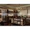 Luxury custom design solid wood white oak door vintage ideas wooden kitchen cabinets