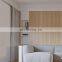 Bathroom Storage Corner Floor Cabinet with Doors and Shelves Wooden Towel Storage Shelf for Paper Holder