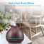 2021 Wooden Grain Auto Shutoff Remote Control Ultrasonioc Aromatherapy Home Humidifier Aroma Diffuser