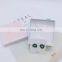 Simple gold hot stamping logo paper box with insert for jewelry packaging
